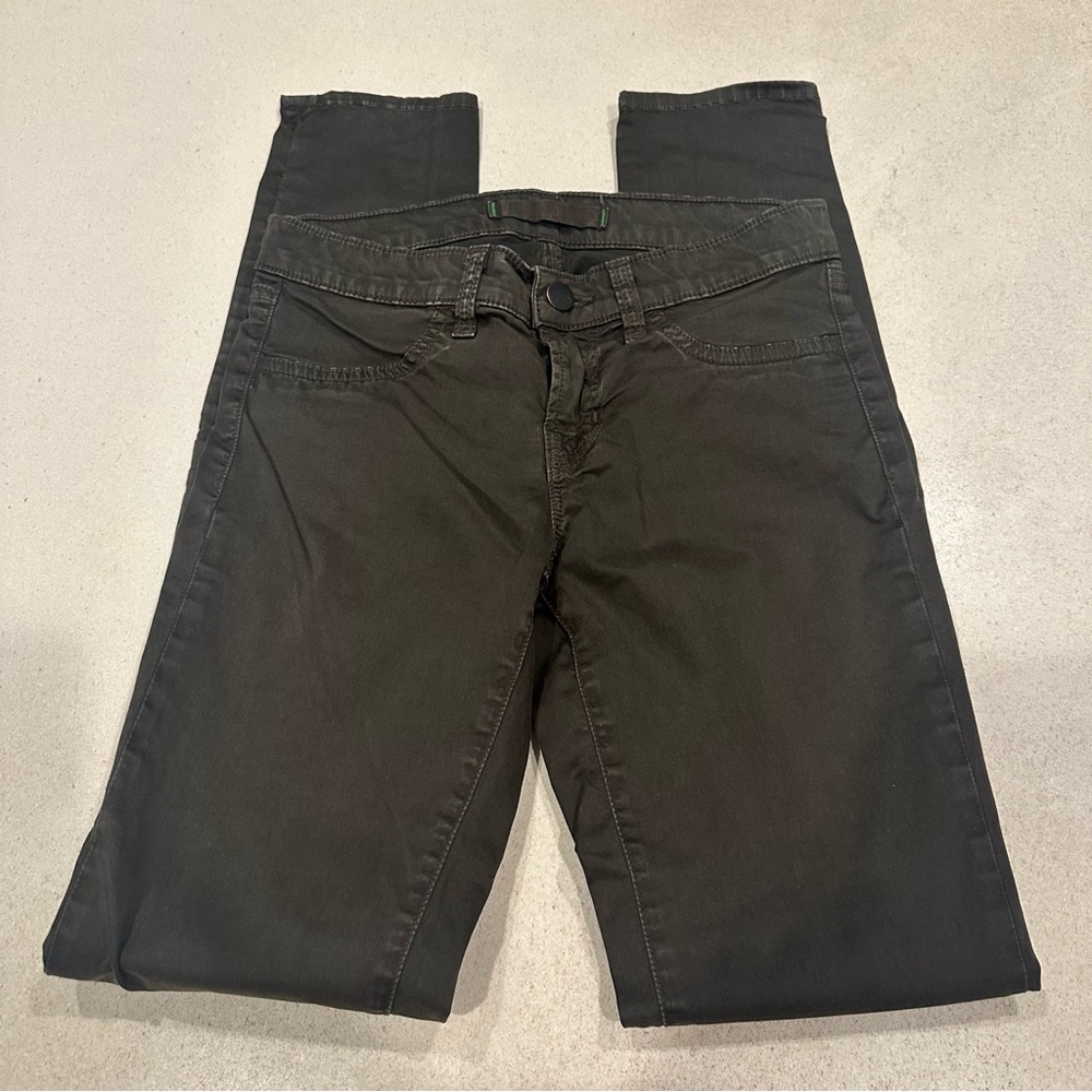 J BRAND West Point Olive Green Skinny Jeans - Picture 6 of 7